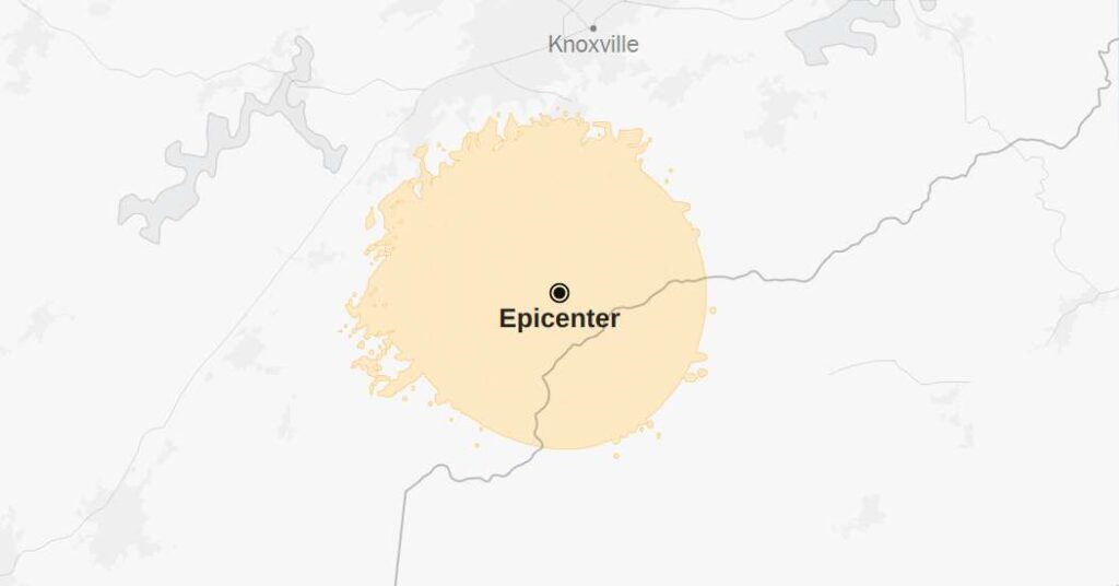 Tennessee and georgia shaken by earthquake