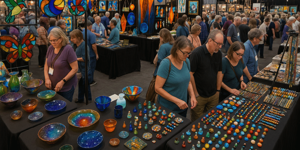 20250613 0215 glass craft expo simple compose 01jxjngh3wepxtxk1vd4qad4qz