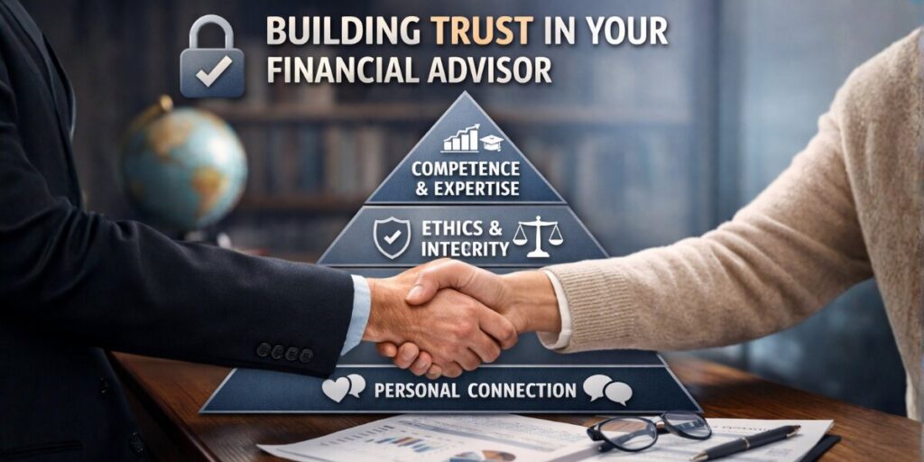 How to Know If Your Financial Advisor Is Truly Trustworthy: 6 Key Questions Every Investor Should Ask building trust in a financial advisor with three key pillars: personal connection, ethics, and competence.